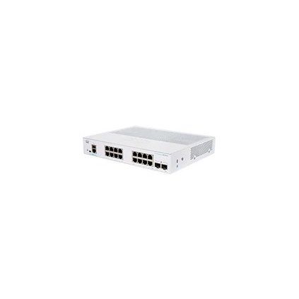 Cisco switch CBS350-16T-E-2G-EU (16xGbE,2xSFP,fanless) - REFRESH