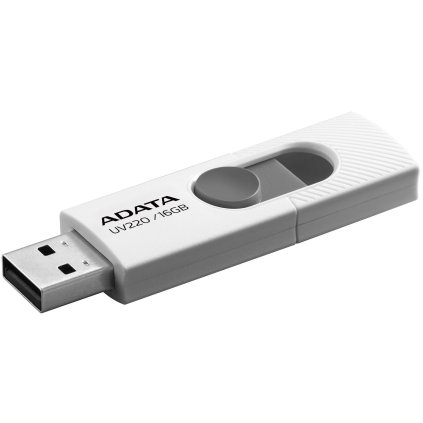 ADATA UV220 - 64GB, bílo šedá