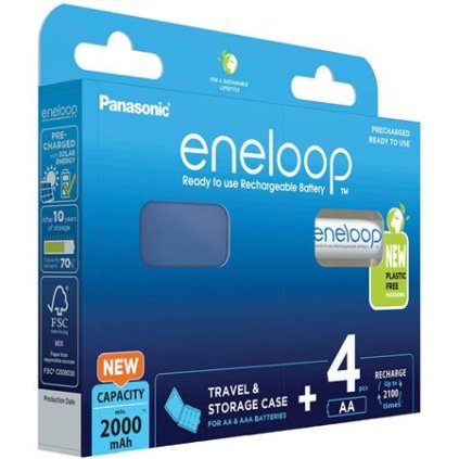 PANASONIC HR6 AA 3MCCEC/4BE ENELOOP CASE N
