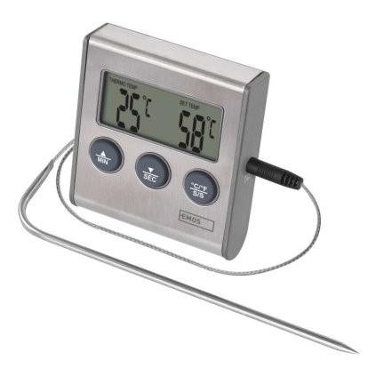 Digitální grilovací teploměr a minutka E2157