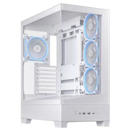Asus case A31 PLUS TG ARGB FANS white