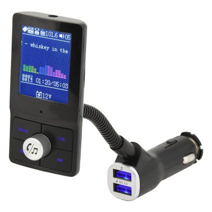 Compass Hands free FM transmitter LCD COLOR