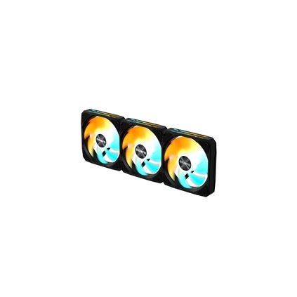 Gigabyte ventilátor EZ CHAIN FAN 3-PACK, 3x120mm, černá