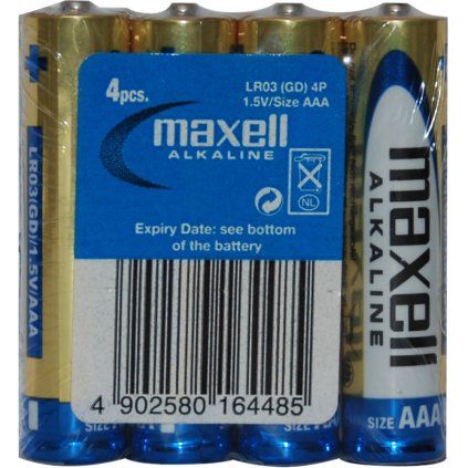 Baterie Maxell Alkaline AAA 4ks