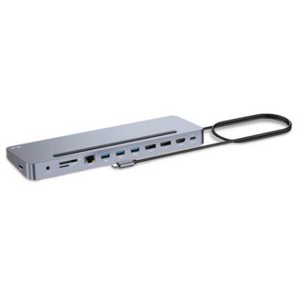i-Tec USB-C Metal Ergonomic Dock 100W