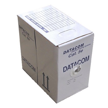 DATACOM UTP drát CAT5E PVC 305m box šedý
