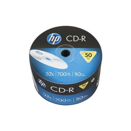HP CD-R 700MB (80min) 52x 50-spindl Bulk