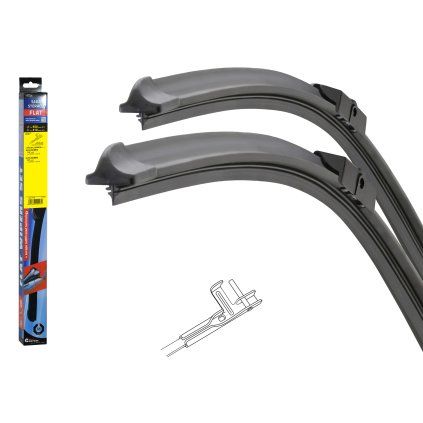 Compass Stěrače FLAT SET (PIN) 550+410mm