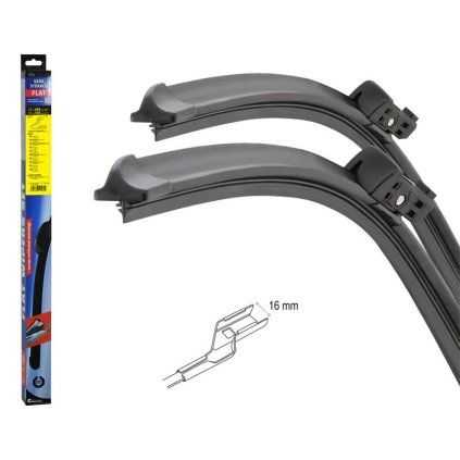 Compass Stěrače FLAT SET (CUBE16) 660+530mm