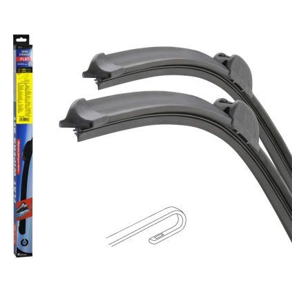 Compass Stěrače FLAT SET (HOOK) 660+410mm