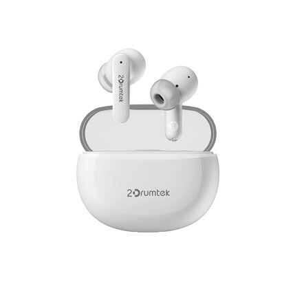 A4tech B25, TWS Bluetooth sluchátka do uší, bílá