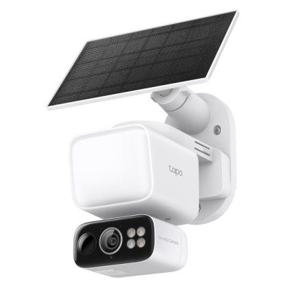 TP-Link Solar-Powered Floodlight Pan Tilt Security Camera Kit