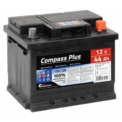 Compass Autobaterie COMPASS PLUS 12V 44Ah 360A