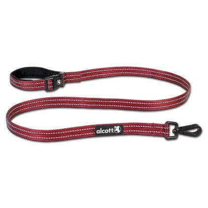 Alcott reflexní vodítko, weekender, pro psy, červené