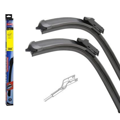 Compass Stěrače FLAT SET (U-CUBE) 610+510mm