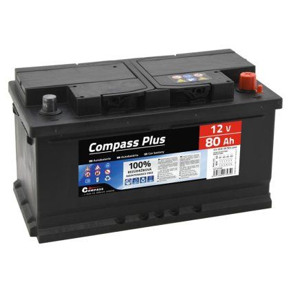 Compass Autobaterie COMPASS PLUS 12V 80Ah 740A