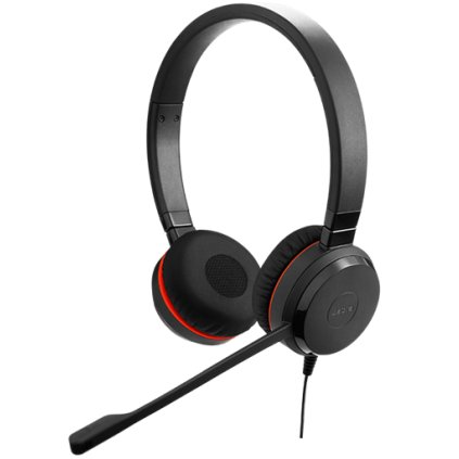 Jabra Evolve 30 II Stereo Jack Drát Černá