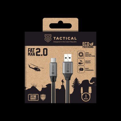 Tactical Fat Man 2.0 Cable USB-A USB-C 1m Yellow
