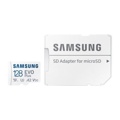 Samsung EVO Plus micro SDXC 128 GB + Adaptér