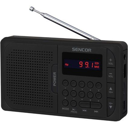 SENCOR SRD 216 BK FM/BT/USB/SD