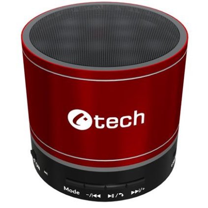 C-TECH Repro SPK-08R, bluetooth, červený