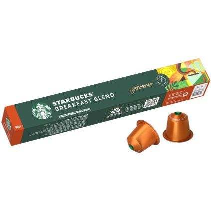STARBUCKS NESPRESSO BREAKFAST BLEND 10KS