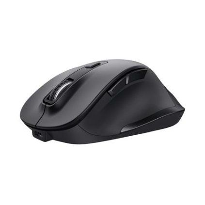TRUST Fyda/Ergonomická/Optická/Bezdrátová USB/Černá