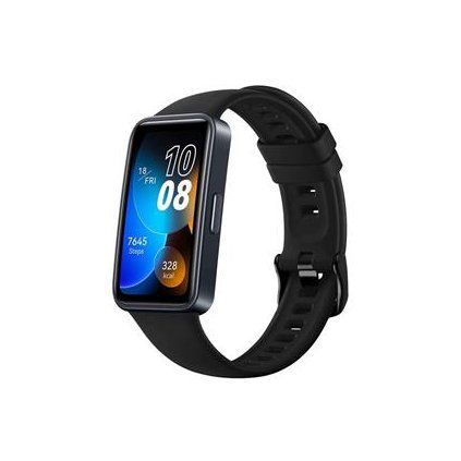 Fixed Silikonový řemínek Silicone Strap pro Huawei Band 8, černý