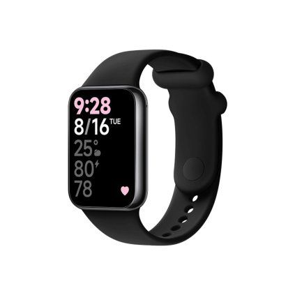 Fixed Silikonový řemínek Silicone Strap pro Xiaomi Smart Band 8 Pro, černý