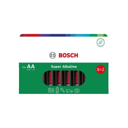 Bosch LR6SA10B Super Alkaline AA 10pack 