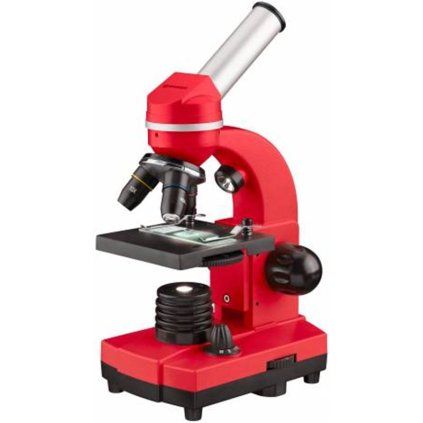 Bresser Junior Student Biolux SEL Microscope, red