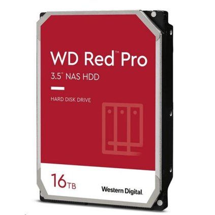 WD Red Pro (KFGX), 3,5"- 16TB 