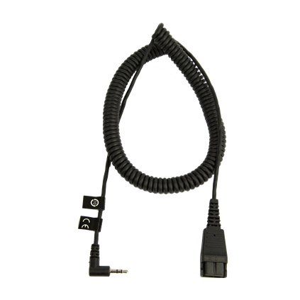 Jabra QD-2,5mm, 0,5-2m, coiled