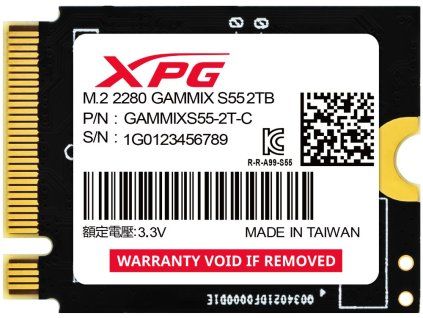 ADATA GAMMIX S55 2TB SSD Interní PCIe Gen4x4 M.2 2230