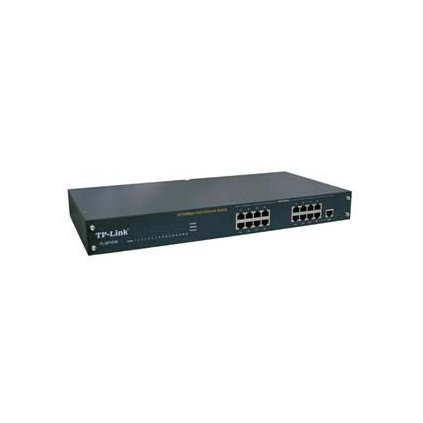 TP-Link switch TP-Link 16 x 10/100 Mbs + 1x uplink, do 19" racku
