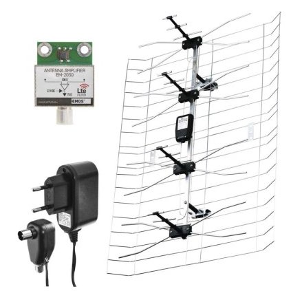 EMOS TV anténa ASP-30 DB VHF/UHF
