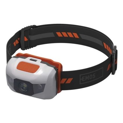 EMOS Čelovka na 3x AAA, 1 + 2 LED 1W