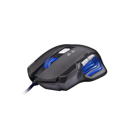 C-TECH Akantha (GM-01), herní, modré podsvícení, 2400DPI, USB myš