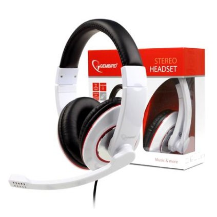 Gembird MHS-001, bílá