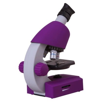 Bresser Junior 40x-640x Microscope, violet