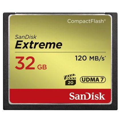 SanDisk CompactFlash Extreme 32GB 120 MB/s