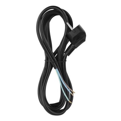 EMOS Flexo šňůra PVC 3x0,75 mm, 2m černá