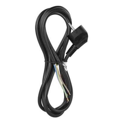 EMOS Flexo šňůra PVC 3x1,0 mm, 2m černá