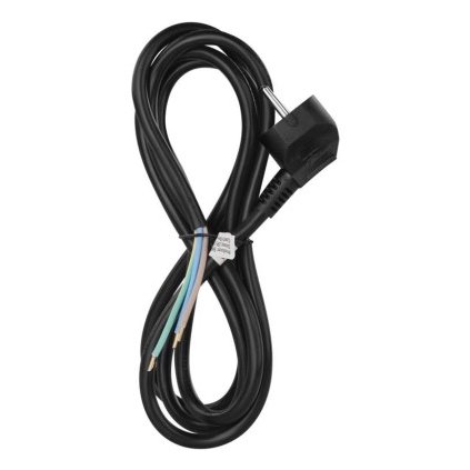 EMOS Flexo šňůra PVC 3x1,5 mm, 2m černá