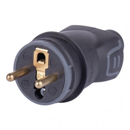 Vidlice gumová černá IP44