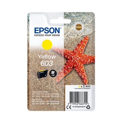 Epson singlepack, Yellow 603 C13T03U44010