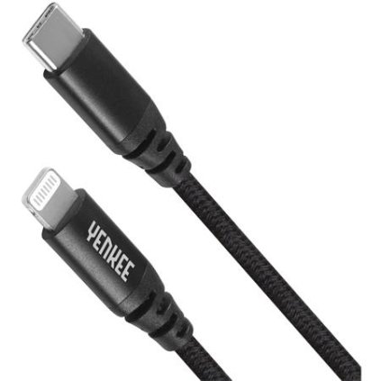 Yenkee YCU 631 BK USB C / lightning 1m