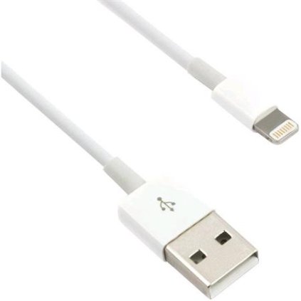 C-TECH USB 2.0 Lightning, 1m, bílý