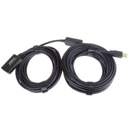 PremiumCord USB 2.0 repeater a prodlužovací kabel A/M-A/F  25m