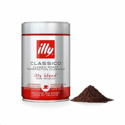 illy Classico (středně pražená) – mletá, 250 g